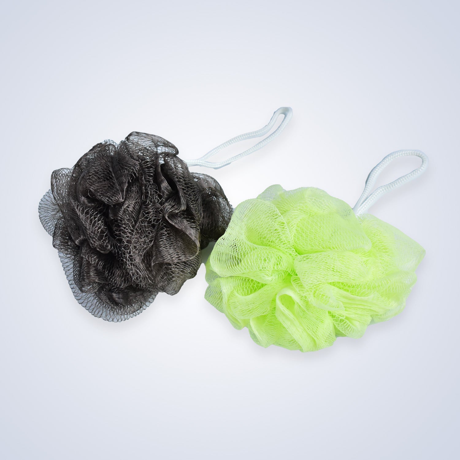 Bathing accessories including loofah and foot scrubber Bathing accessories including loofah and foot scrubber